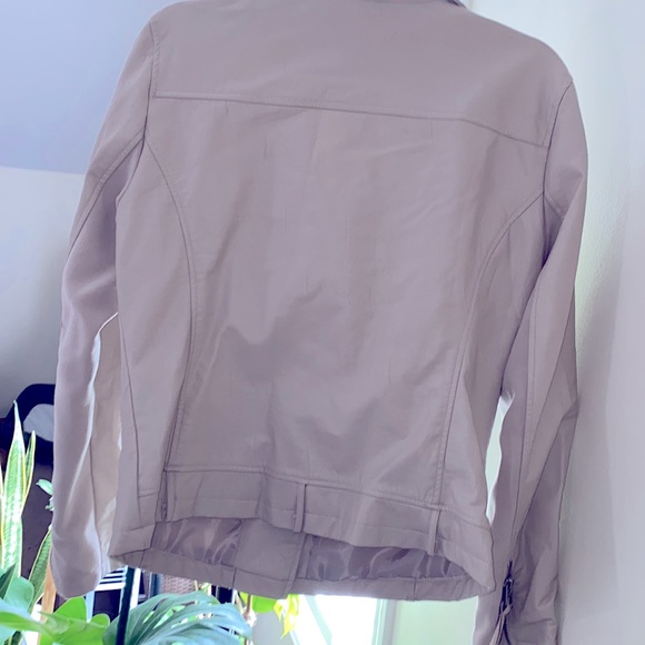 Size large, mauve, faux leather jacket - Picture 7 of 7